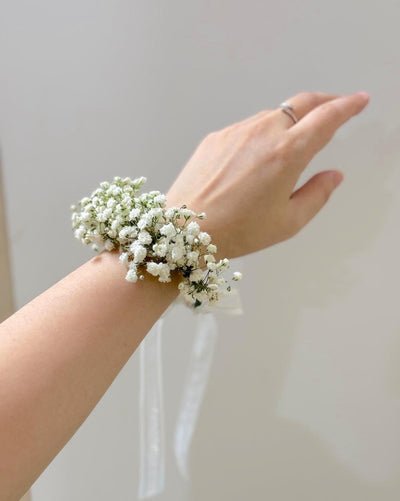 Classic Baby's Breath Wrist Corsage