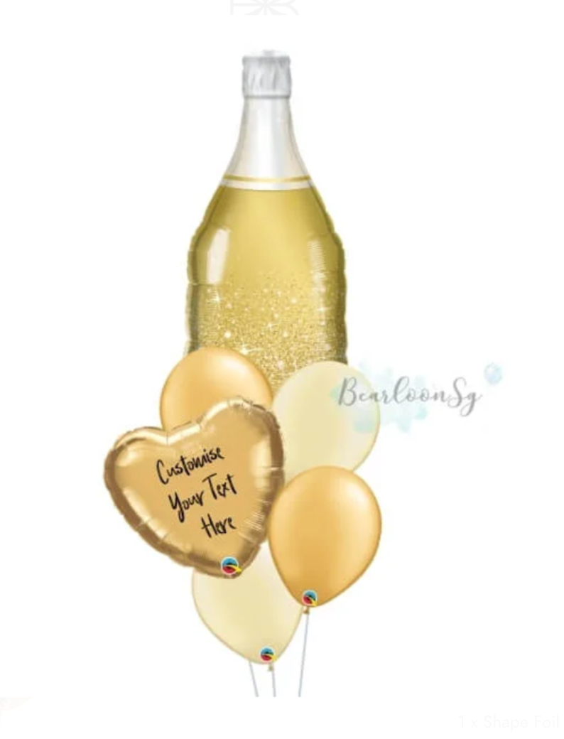 Large Shaped Helium Balloon Bouquet - Congratulation