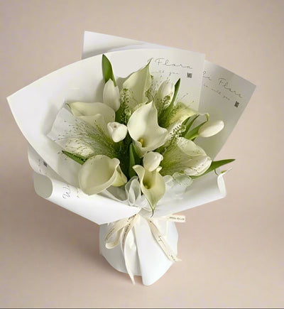 Personalised Calla Lily Bouquet