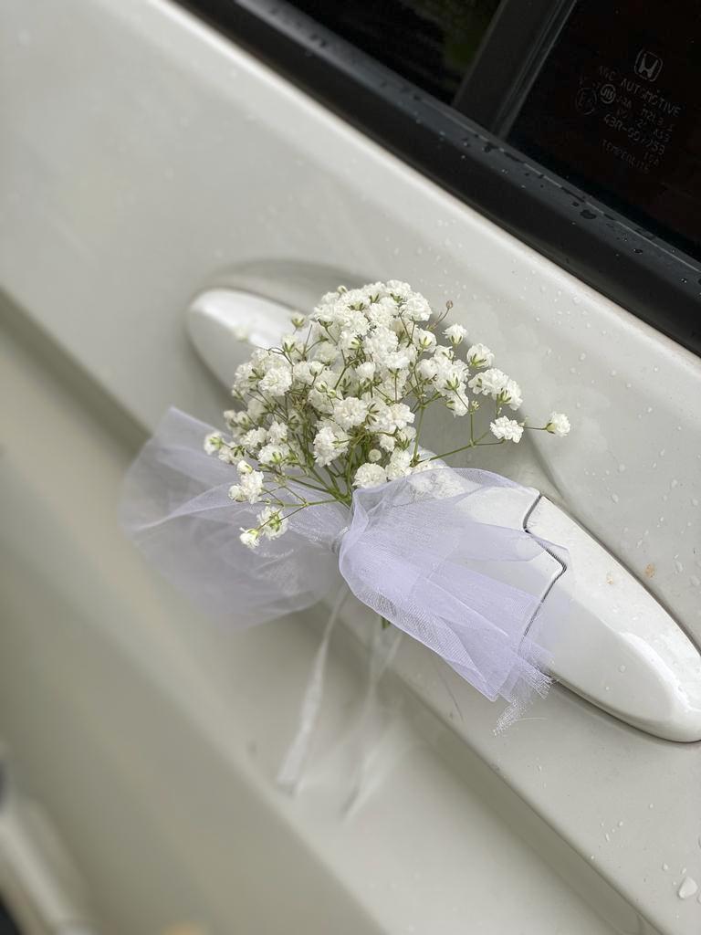 Classic Wedding Car Decor - Our Story Begins