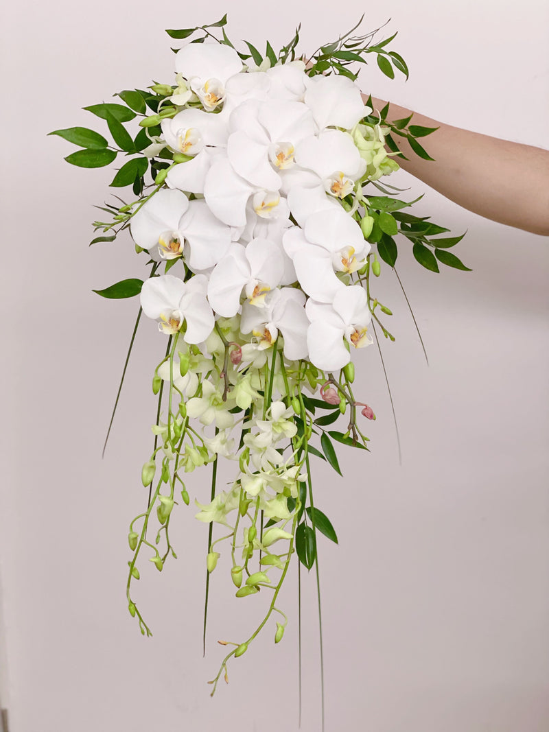 Cascading Bridal Bouquet - Royal