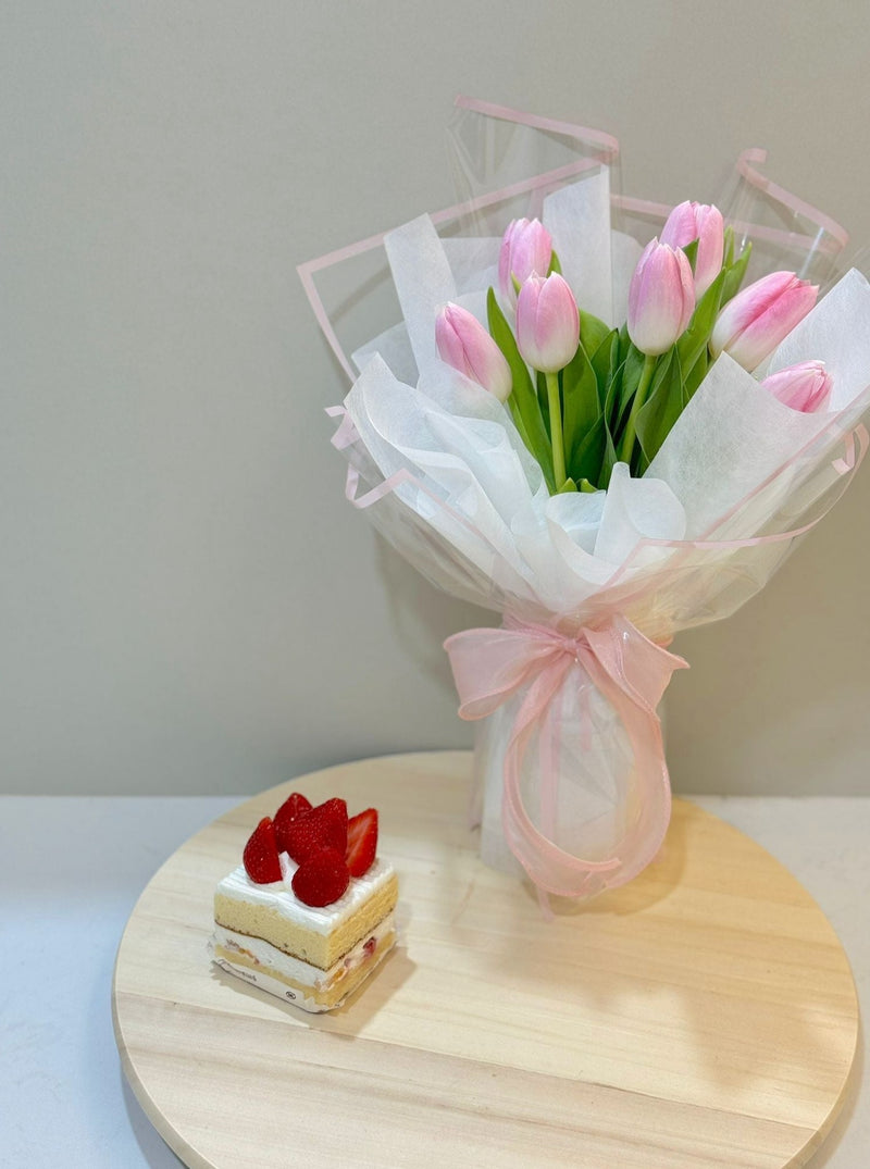 Flower & Cake - Strawberry