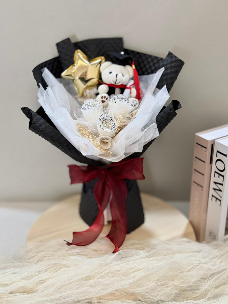 Graduation Preserved Flower Bouquet - Reach for the Star!