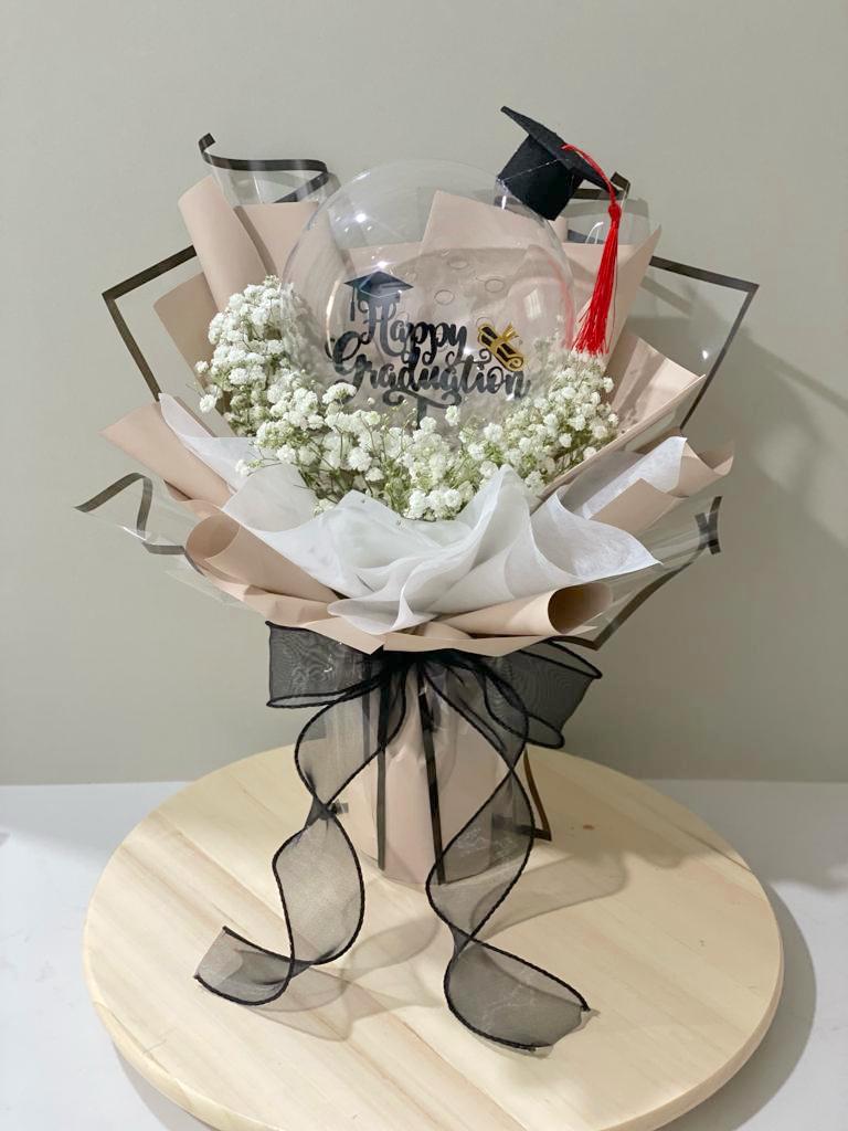 Graduation Bouquet - Crystal Ball Money Bouquet