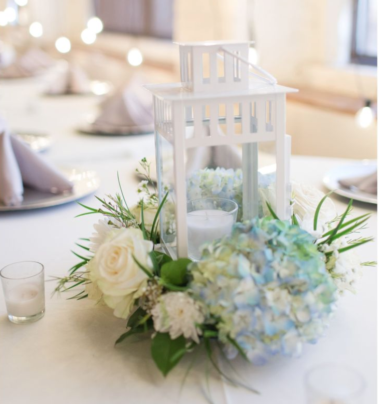 Table Flower Centerpiece - Lantern