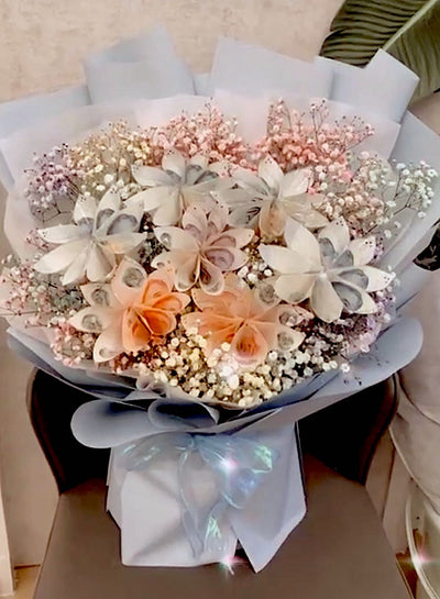 Money Bouquet - Flower Design Grande