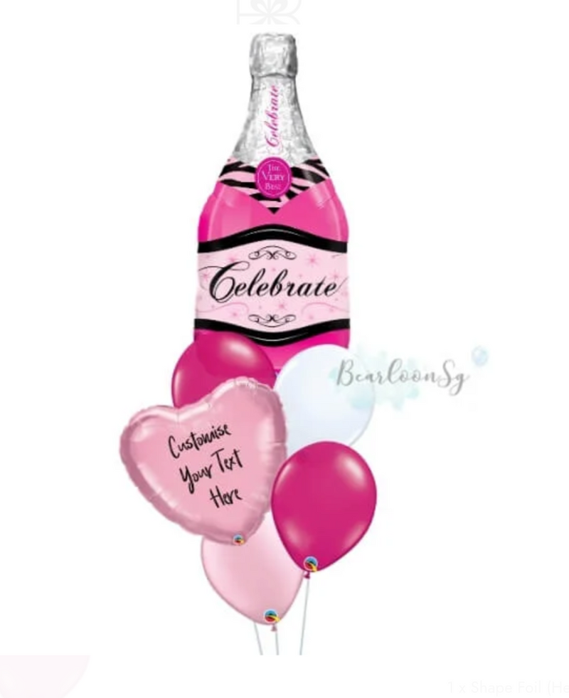 Large Congratulation Helium Balloon Bouquet - For Her