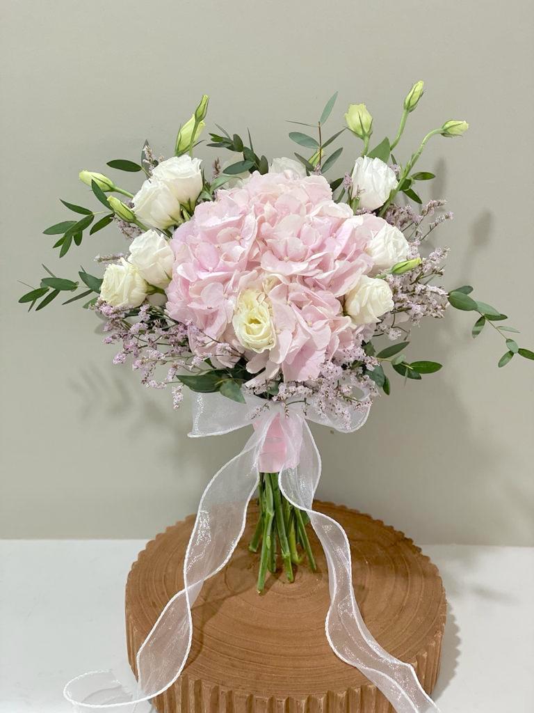 Free Form Hydrangea Bridal Bouquet - Classic Style