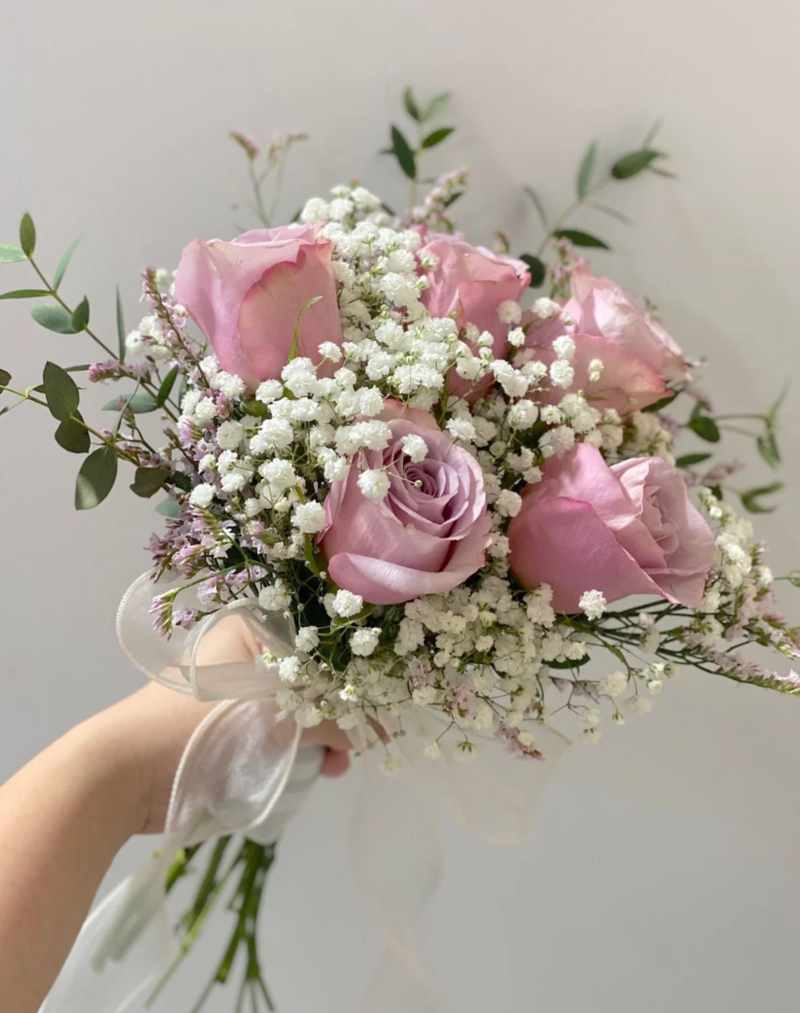 Posy Roses Bridal Bouquet - Classic Style