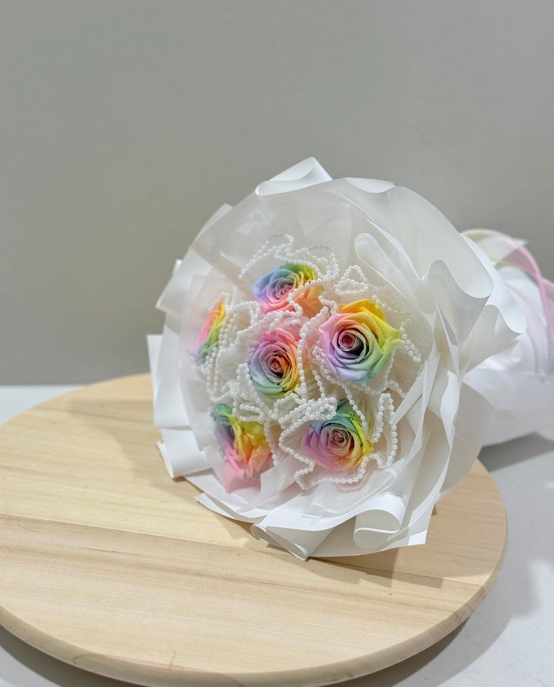 Signature Preserved Roses Bouquet - Round