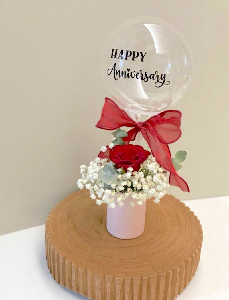 Balloon Bloom Box - Rose