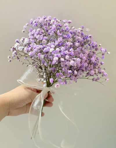 Petite Bridesmaid Baby's Breath Posy Bouquet