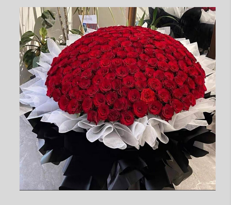 520 Red Roses Bouquet - Wo Ai Ni