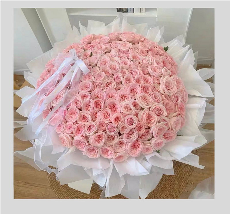 99 Pink Roses Bouquet