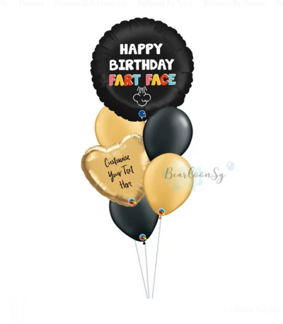 Birthday Helium Balloon Bouquet - For Him