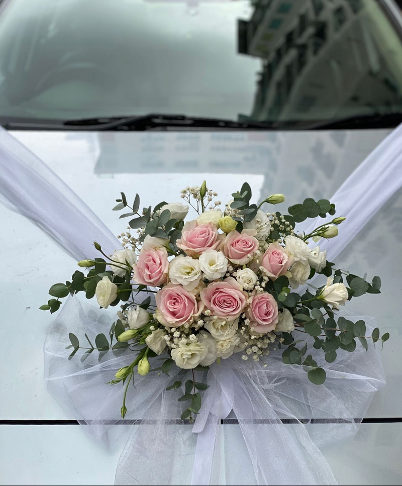 Classic Wedding Car Decor - The Beginning