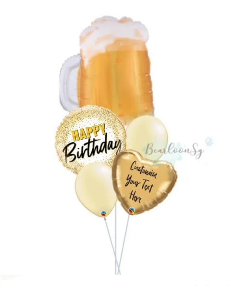 Large Shaped Helium Balloon Bouquet - For Him