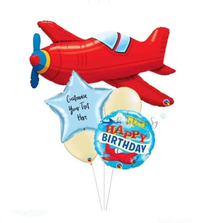 Large Shaped Helium Balloon Bouquet - Birthday Boy