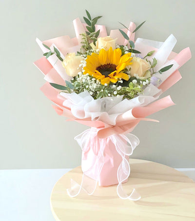 Signature Sunflower Bouquet - Roses