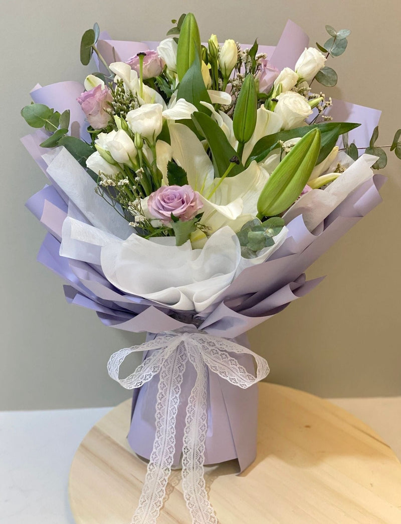 Signature White Lilies Bouquet