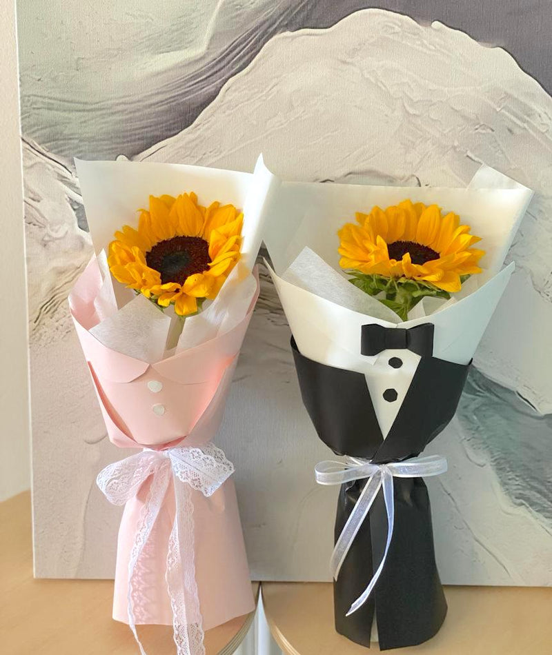 Single Stalk Sunflower Bouquet