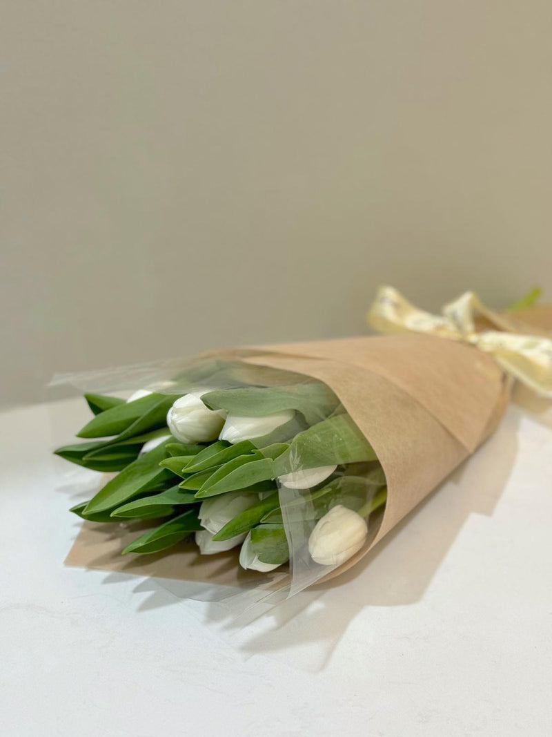 White Tulips Value Bouquet