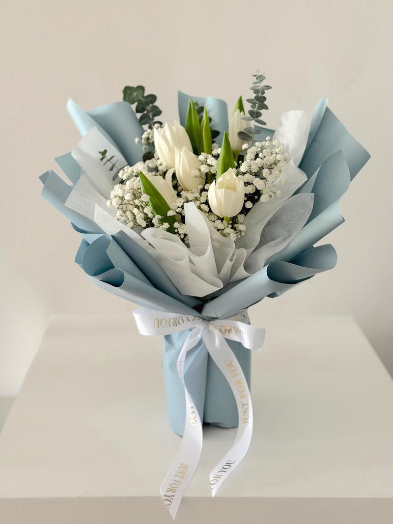 Classic Tulips Bouquet - White Tulip