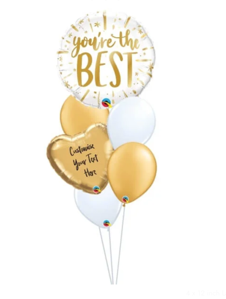 Graduation Helium Balloon Bouquet - For Her