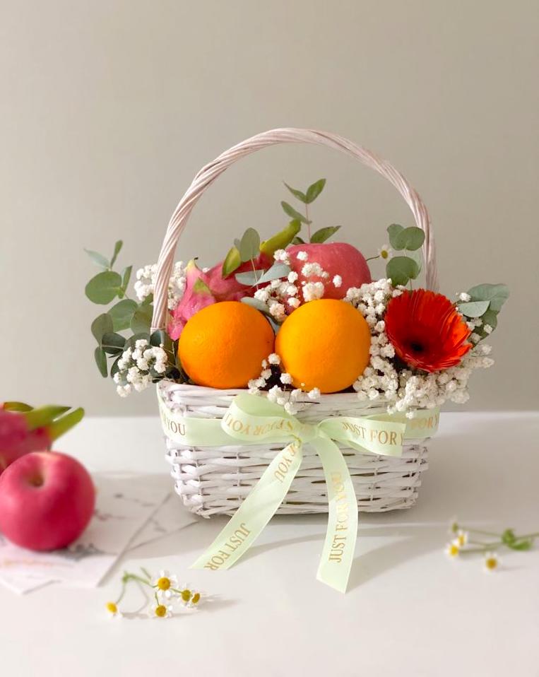 Fruits & Flowers Basket - GWS01