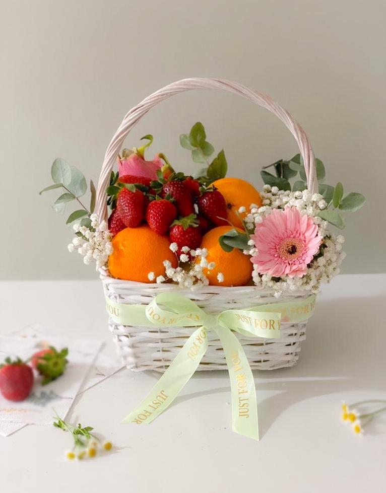 Fruits & Flowers Basket - GWS02