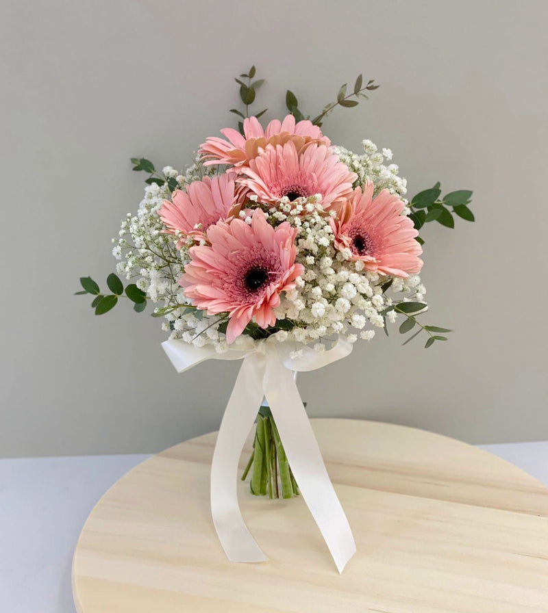 Posy Gerbera Bridal Bouquet - Classic Style