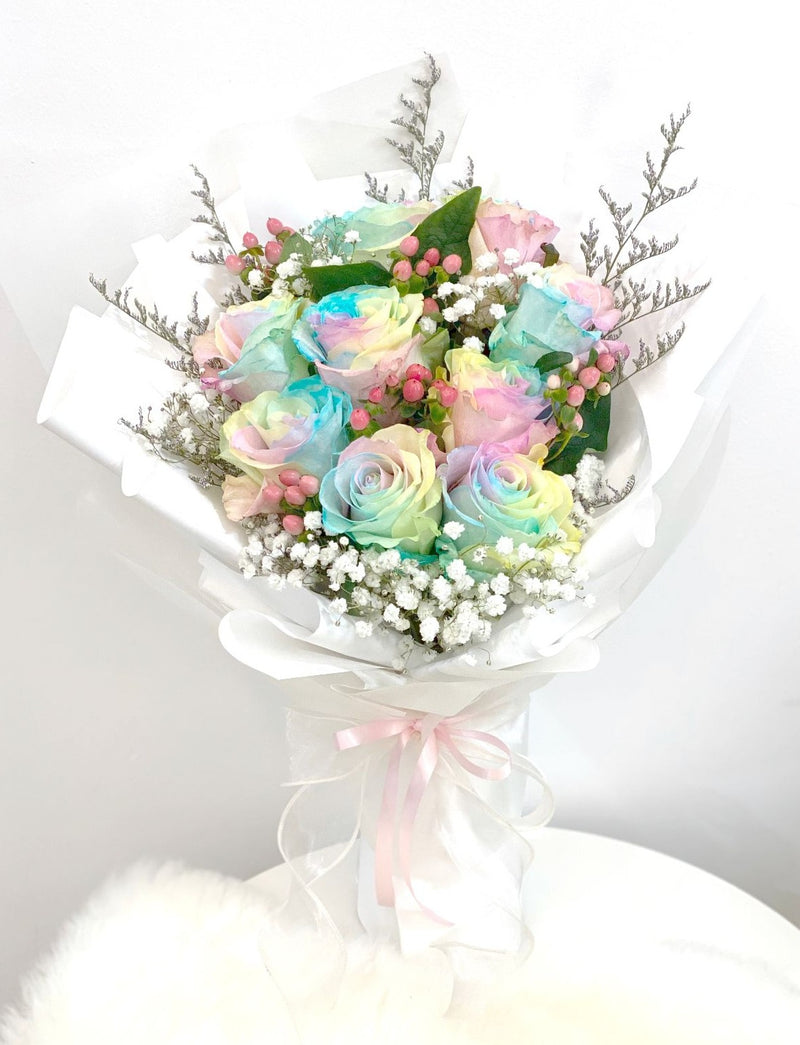 Ecuador Rainbow Roses Bouquet