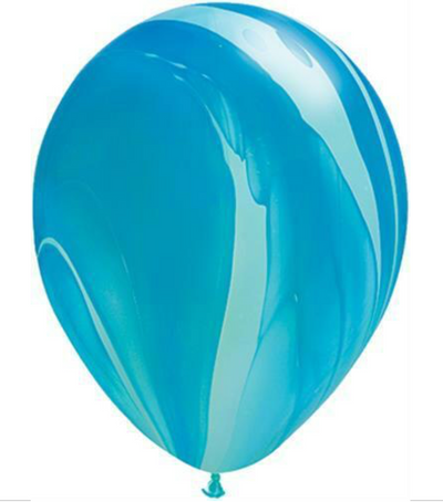 Individual Marble Latex Helium Balloons