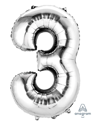 34" Number Foil Balloons