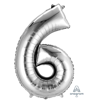 34" Number Foil Balloons