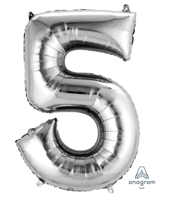 34" Number Foil Balloons