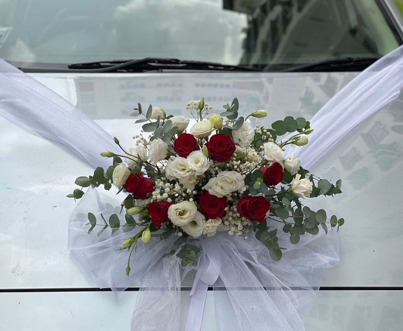 Classic Wedding Car Decor - Our Story Begins